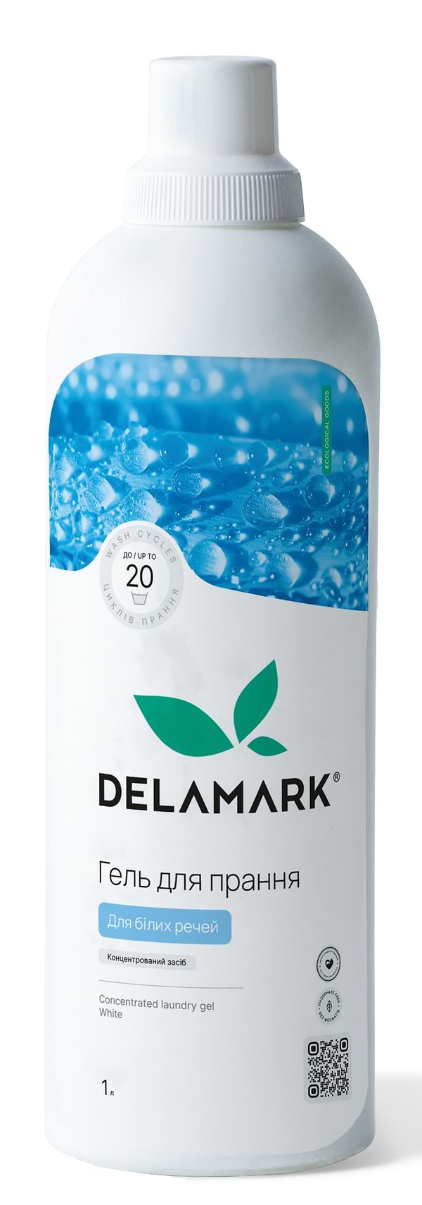 Фото - Гель для прання DeLaMark White 1 л (4820152330192)