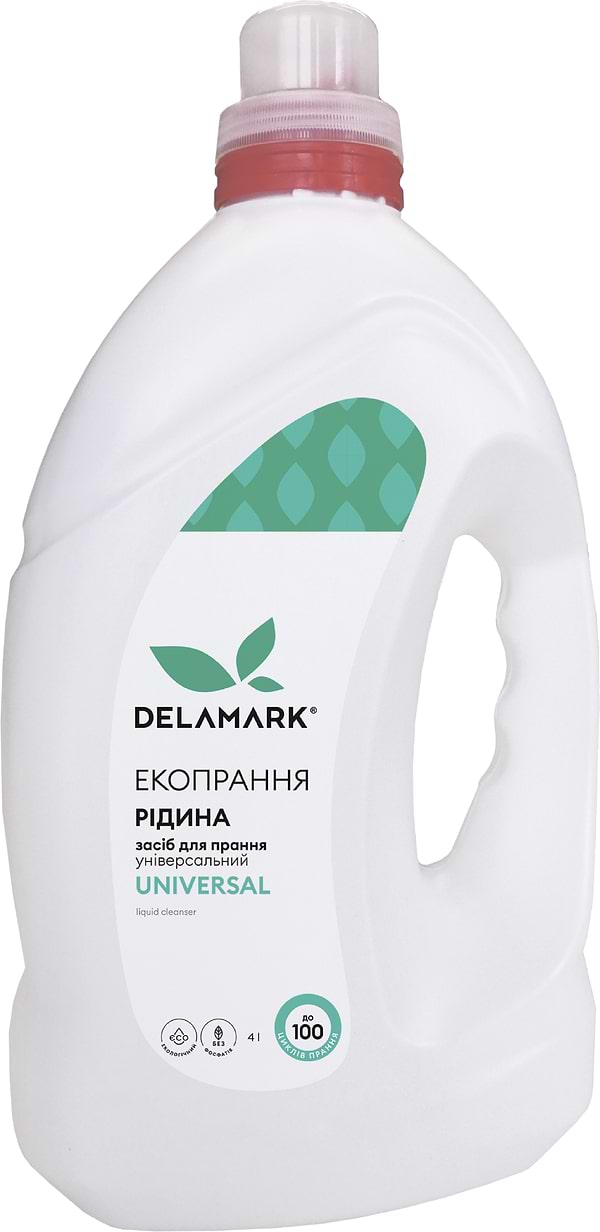 Фото - Гель для стирки DeLaMark Universal жидкость 4 л (4820152331984)