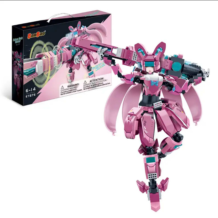 Пластиковий конструктор Banbao Механічні воїни Харіет (512 елм.) (ET876)