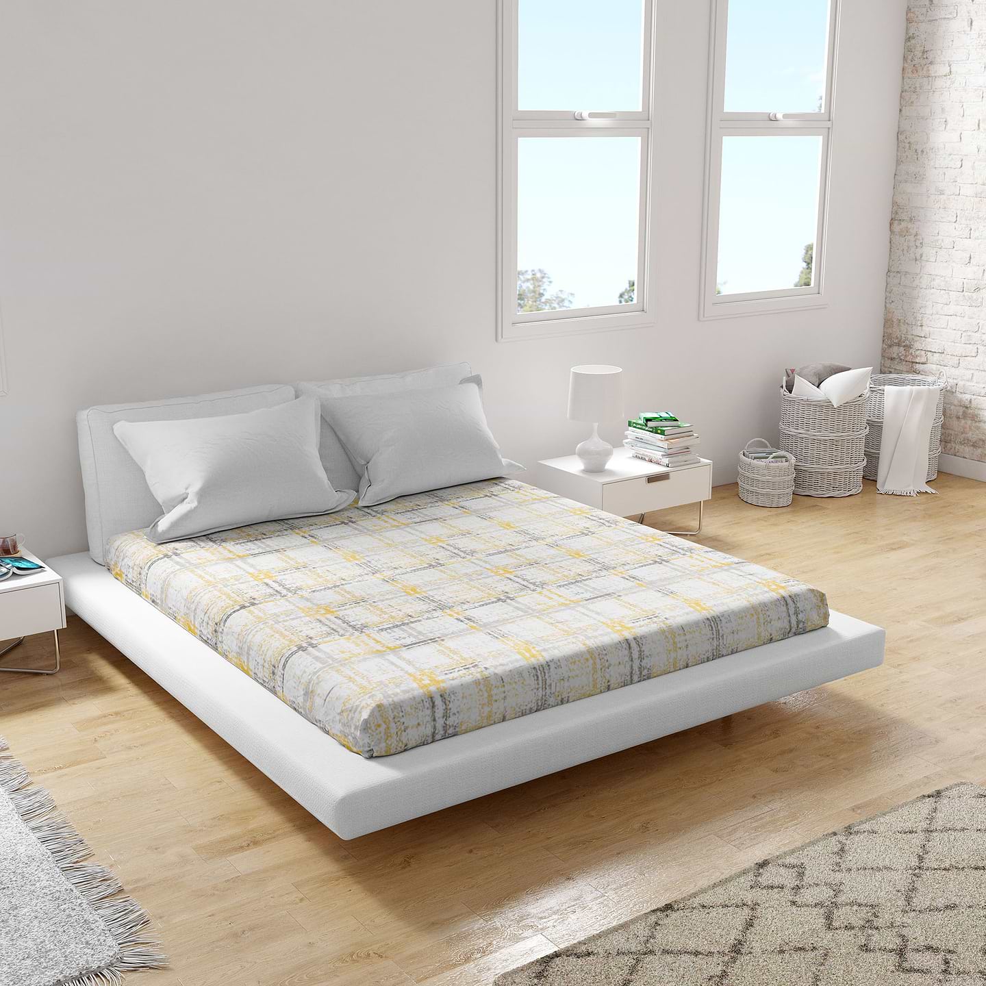 Простирадло двоспальне Home Line ранфорс 215х240 оптиміст (188347)