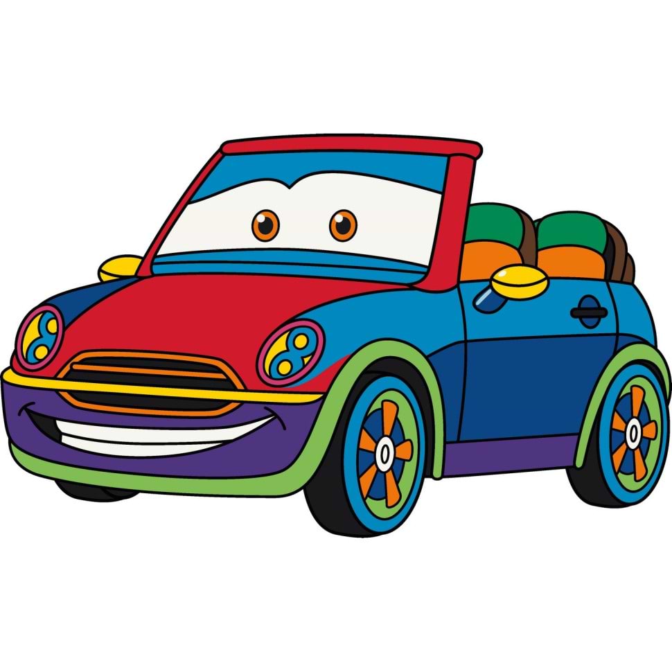 Раскраски ArtCraft Машинка для прогулки 25х30 см (15120-AC)