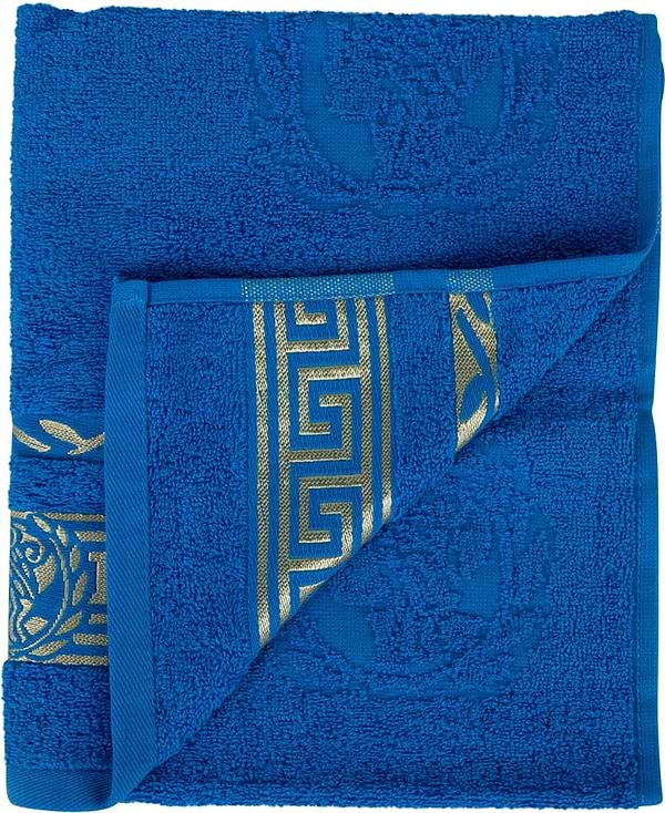Фото - Рушник для обличчя GM Textile махровий блакитний Цезар 50х90