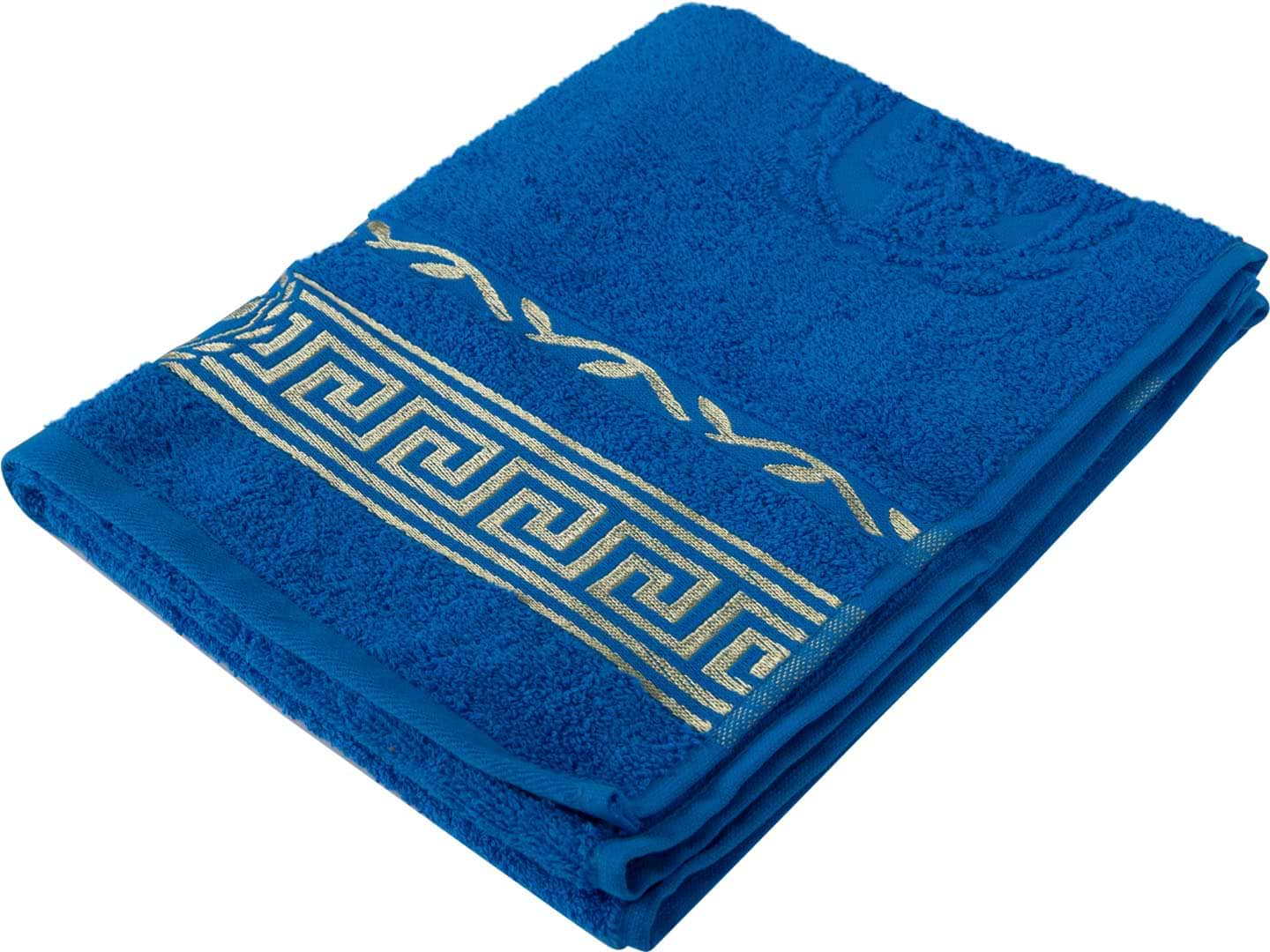 Рушник для обличчя GM Textile махровий блакитний Цезар 50х90 - Фото 1