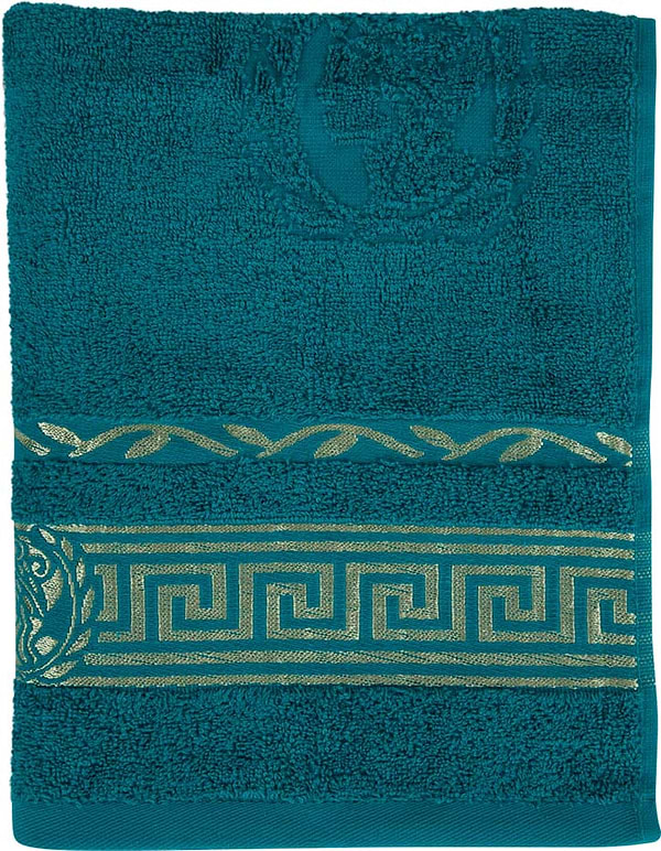 Фото - Рушник для обличчя GM Textile махровий ізумрудний Цезар 50х90