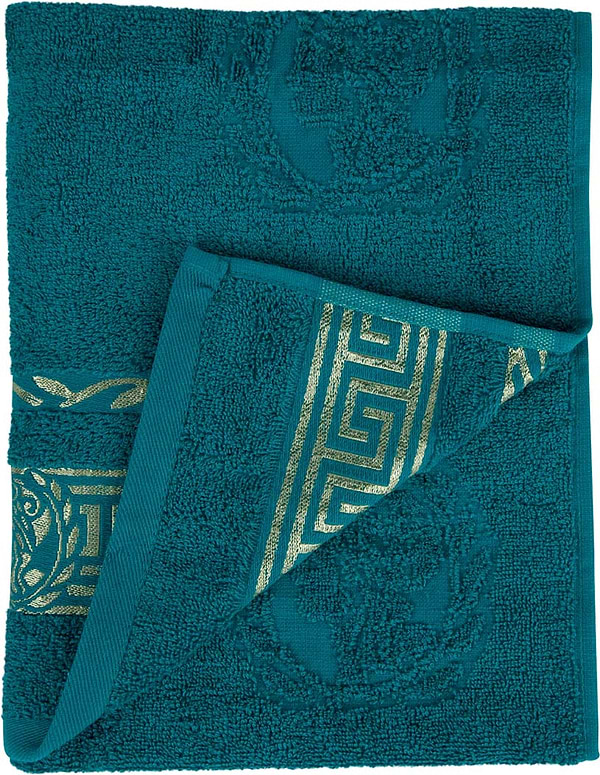 Фото - Рушник для обличчя GM Textile махровий ізумрудний Цезар 50х90