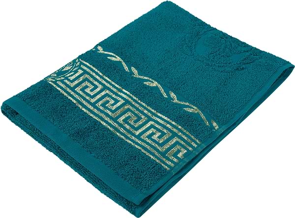 Фото - Рушник для обличчя GM Textile махровий ізумрудний Цезар 50х90