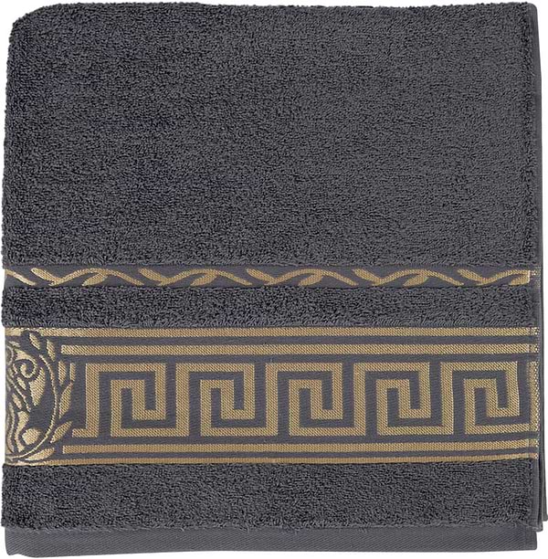 Фото - Рушник банний GM Textile махровий сірий Цезар 70х140