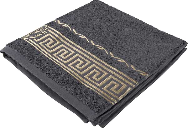 Фото - Рушник банний GM Textile махровий сірий Цезар 70х140