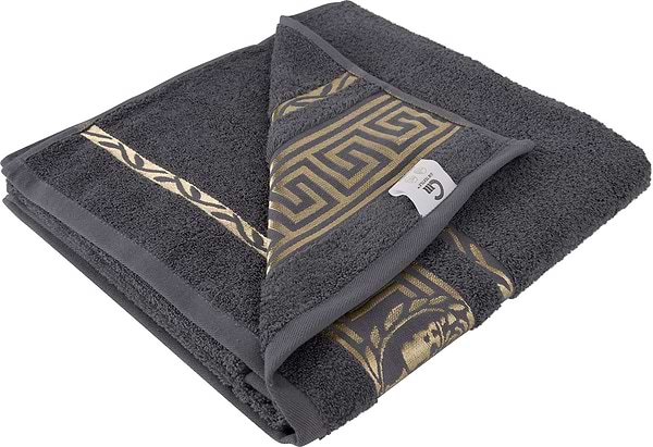 Фото - Рушник банний GM Textile махровий сірий Цезар 70х140