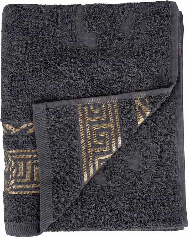 Фото - Рушник для обличчя GM Textile махровий сірий Цезар 50х90