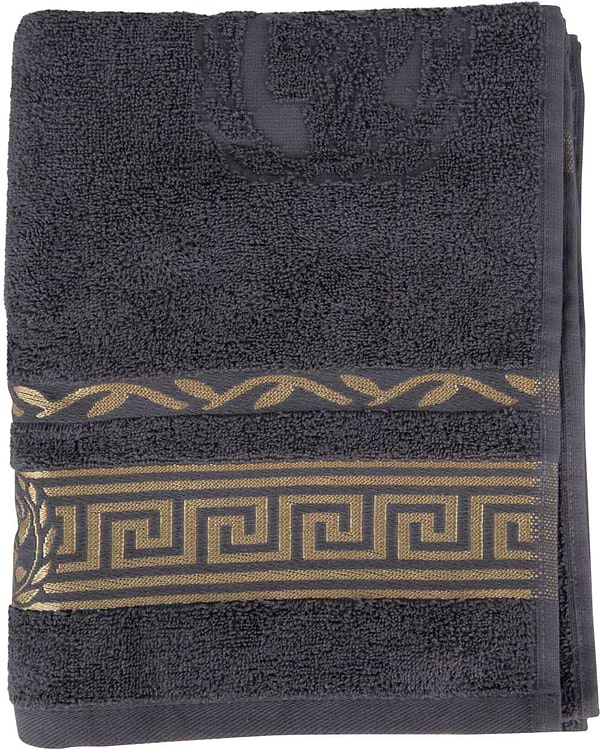 Фото - Рушник для обличчя GM Textile махровий сірий Цезар 50х90