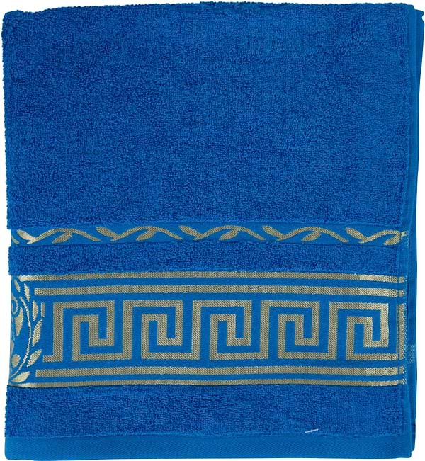 Фото - Рушник банний GM Textile махровий блакитний Цезар 70х140
