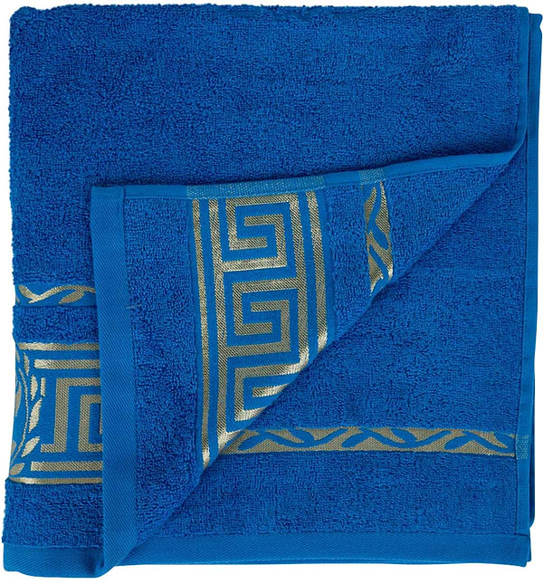 Фото - Рушник банний GM Textile махровий блакитний Цезар 70х140