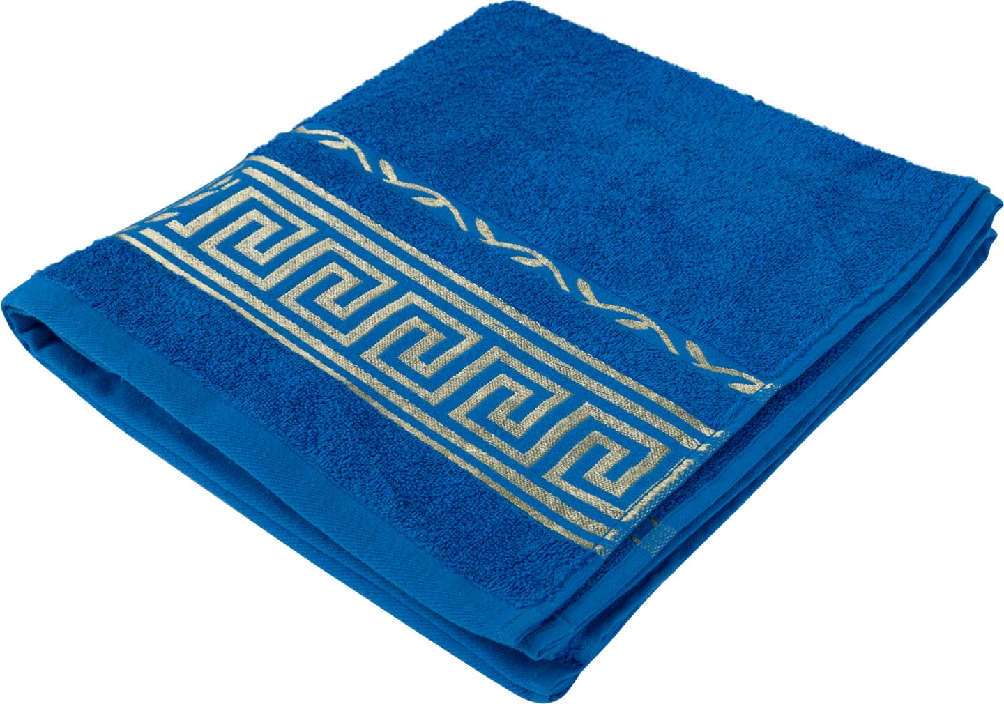 Рушник банний GM Textile махровий блакитний Цезар 70х140 - Фото 1