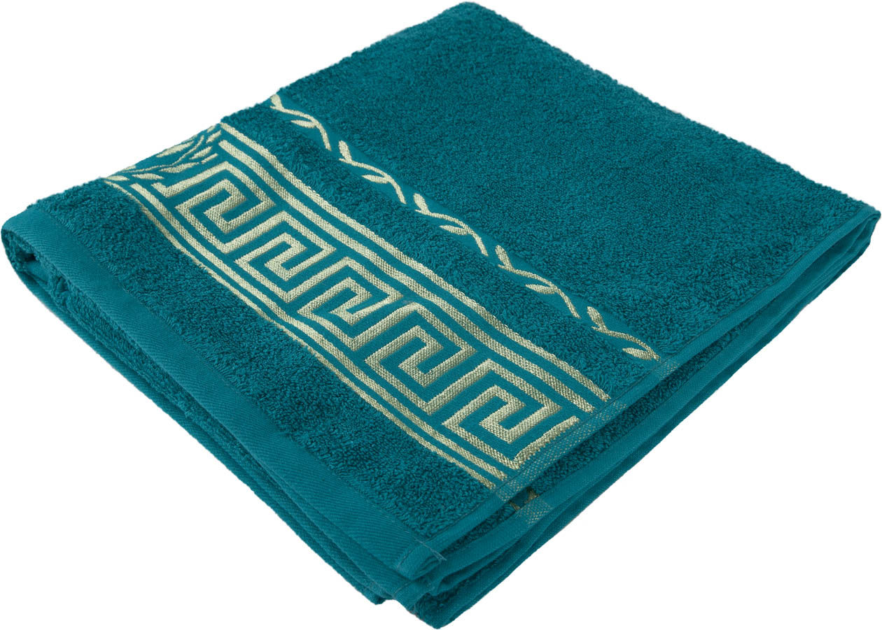 Фото - Рушник банний GM Textile махровий ізумрудний Цезар 70х140