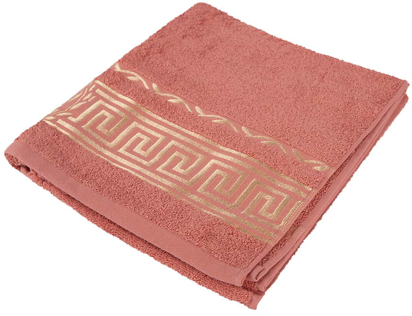 Фото - Полотенце банное GM Textile махровый терракот Цезарь 70х140