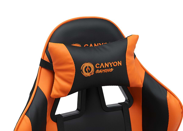 Фото - Крісло для геймерів Canyon Core SGCH2 Black Orange (CNE-SGCH2)