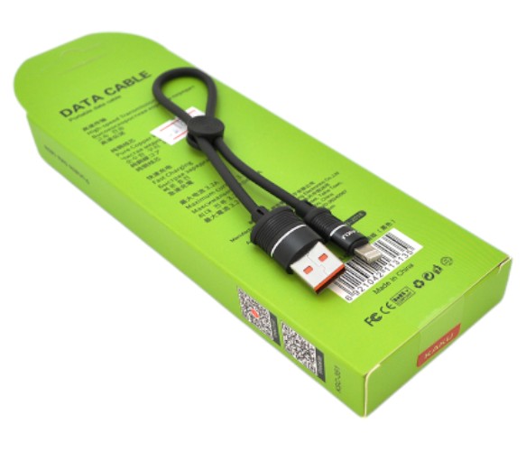 Фото - Кабель синхронізації даних iKaku KSC-351 XUNDIAN series for iPhone 0,25 м Black (KSC-351-L)
