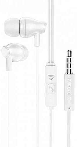 Навушники вкладиші дротові BOROFONE BM61 White (6931474746061)