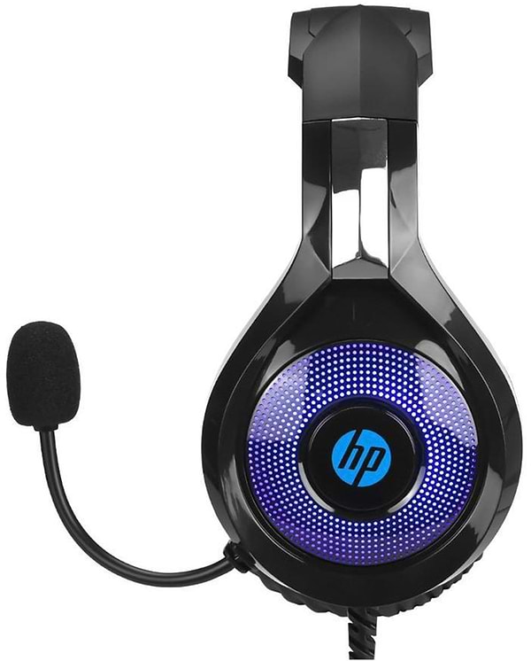 Фото - Гарнитура проводная игровая HP DHE-8010 Blue LED, Black