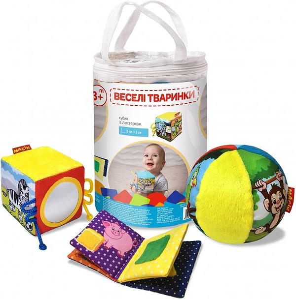 Фото - Погремушка Macik Набор игрушек ''Веселые зверята'' (МС 090602-06)
