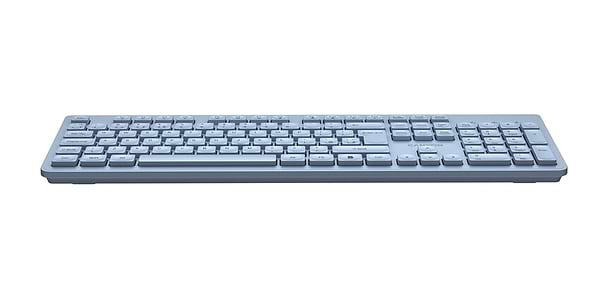 Фото - Клавіатура бездротова Canyon HKB-W01 Wireless Silent EN/UA Blue (CNS-HKBW01BL)