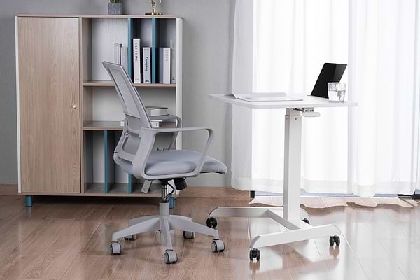 Фото - Уценка - Стол компьютерный OfficePro ODM380W White