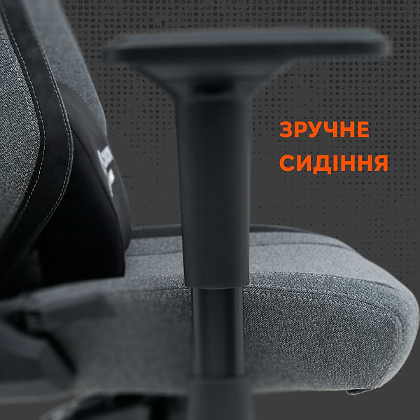 Фото - Крісло для геймерів Canyon Boulder XLCH01 King Size Grey (CND-XLCH01)