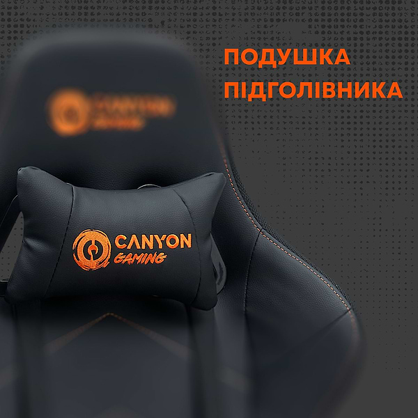 Фото - Крісло для геймерів Canyon Irida RGBCH03 RGB Black (CNS-RGBCH03)