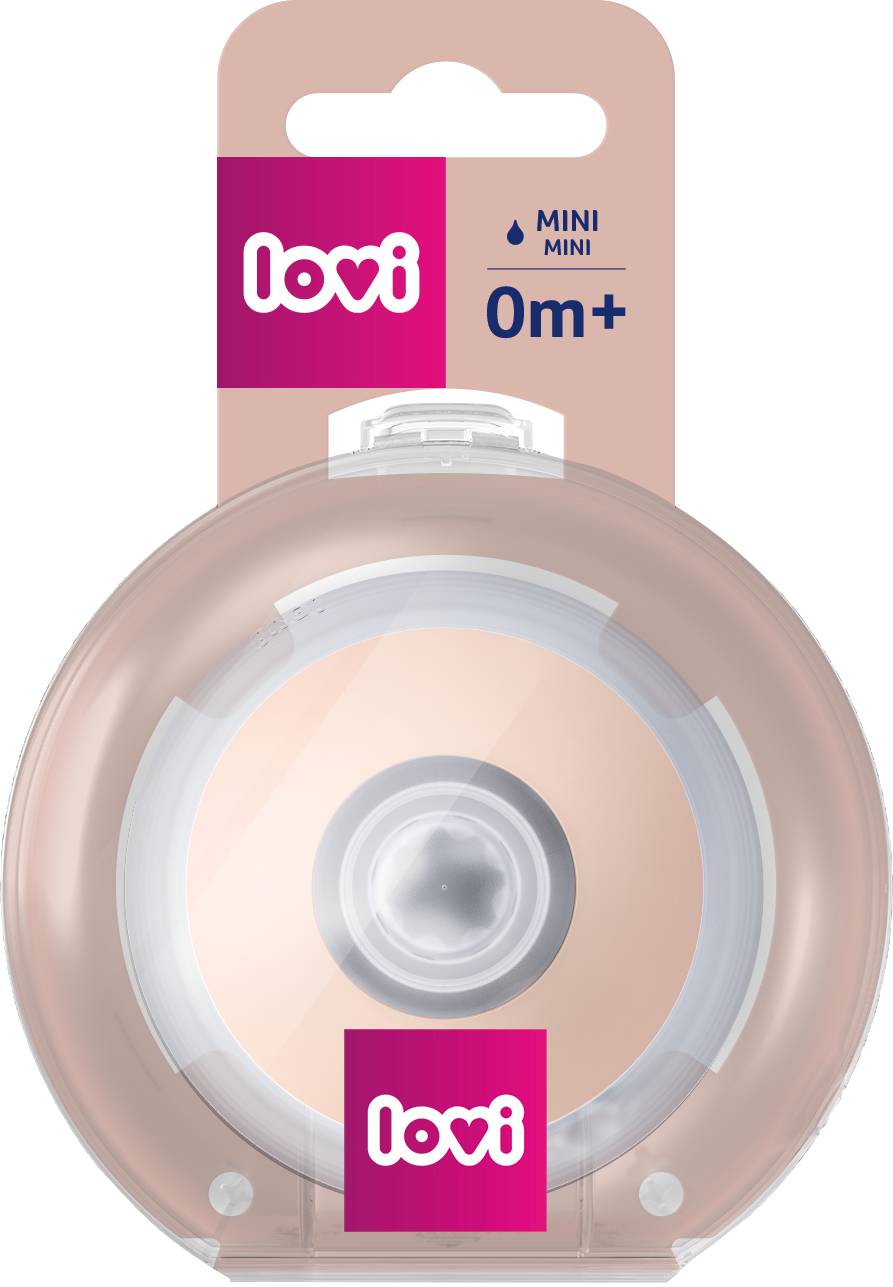 Малый поток соска детская силиконовая Lovi динамическая Mammafeel 0+мини 1 шт. (18/731)