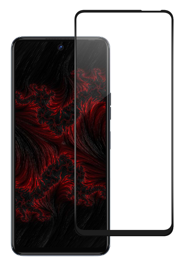 Защитное стекло для смартфона Intaleo Full Glue for Tecno Camon 18 Black (1283126529146)