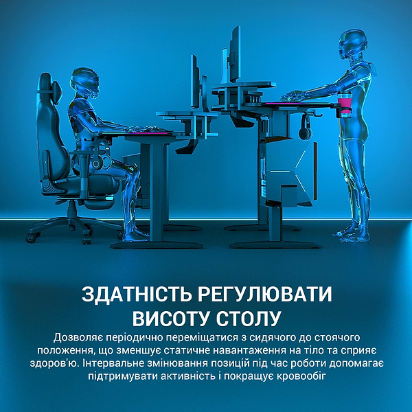 Фото - Стіл комп'ютерний OfficePro ODE119B