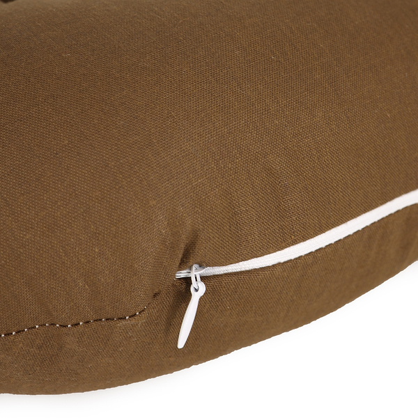 Фото - Подушка дорожня MirSon №8767 Naturale Line 19-1217 Chocolate Perla 100% Memory (2200006348528)