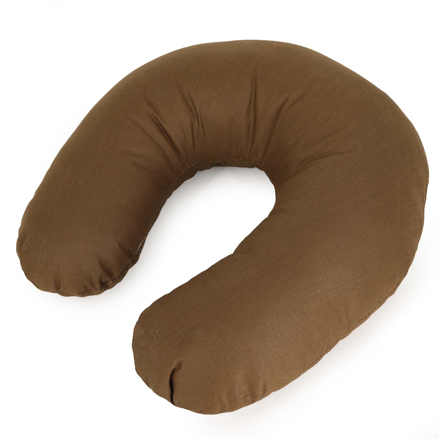 Подушка дорожня MirSon №8794 Naturale Line 19-1217 Chocolate Perla Полістирол (2200006348795)