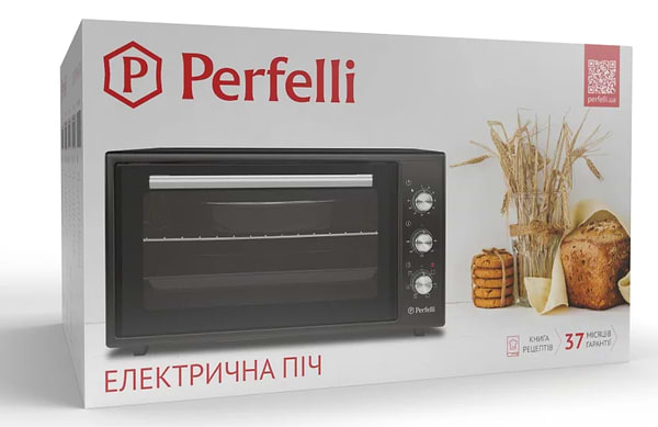 Фото - Печь электрическая Perfelli TRIMO 37 BLACK