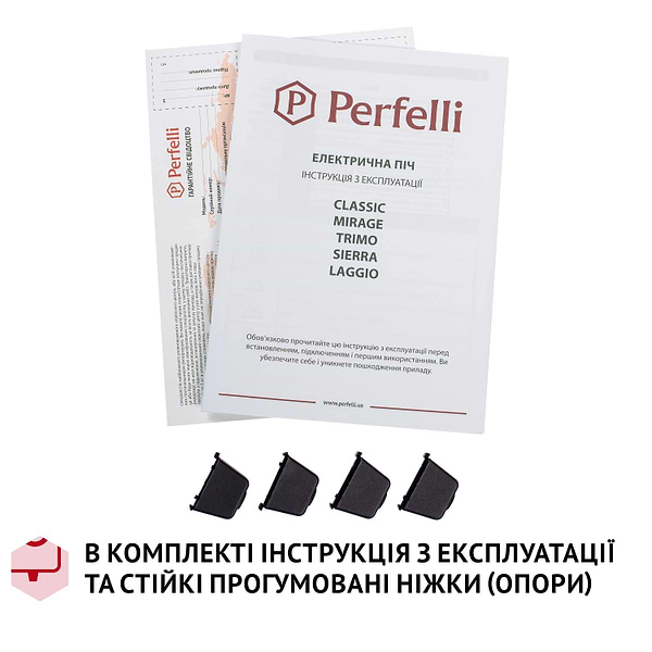 Фото - Уценка - Печь электрическая Perfelli CLASSIC 37 GREY
