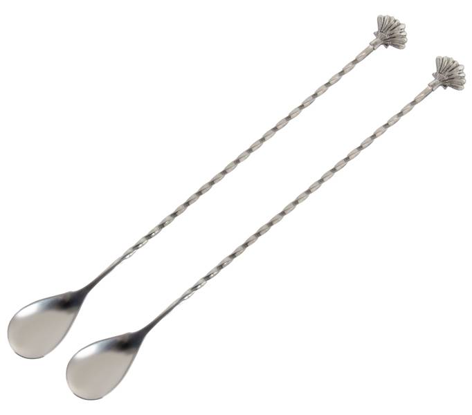 Ложка для лимонада Brizoll 2 шт. коктейльных 27 см (815-023)