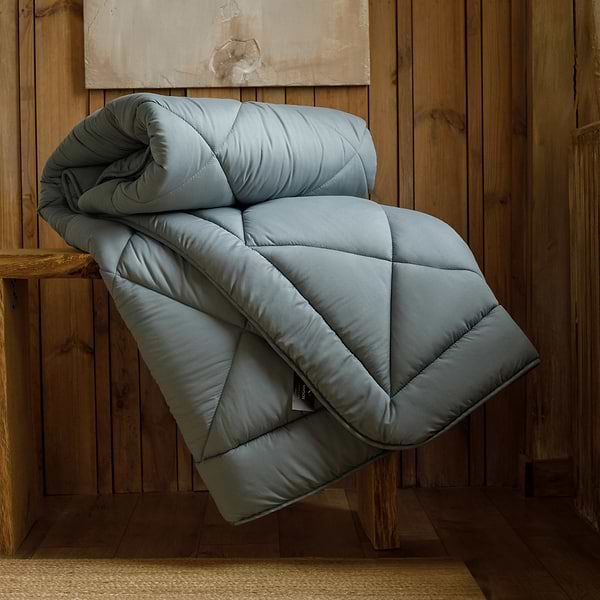 Фото - Одеяло всесезонное полуторное MirSon Тенсель №9006 Eco Light Gray 140x205 см (2200005995167)