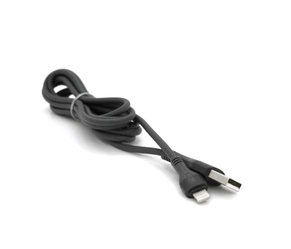 Фото - Кабель EMY MY-742 Lighting 2.4A 1 м Black (YT-EMY/MY-742-L/B)