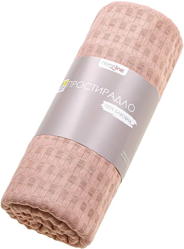 Фото - Простирадло полуторне Home Line 160х200 Фрезовий (190673)