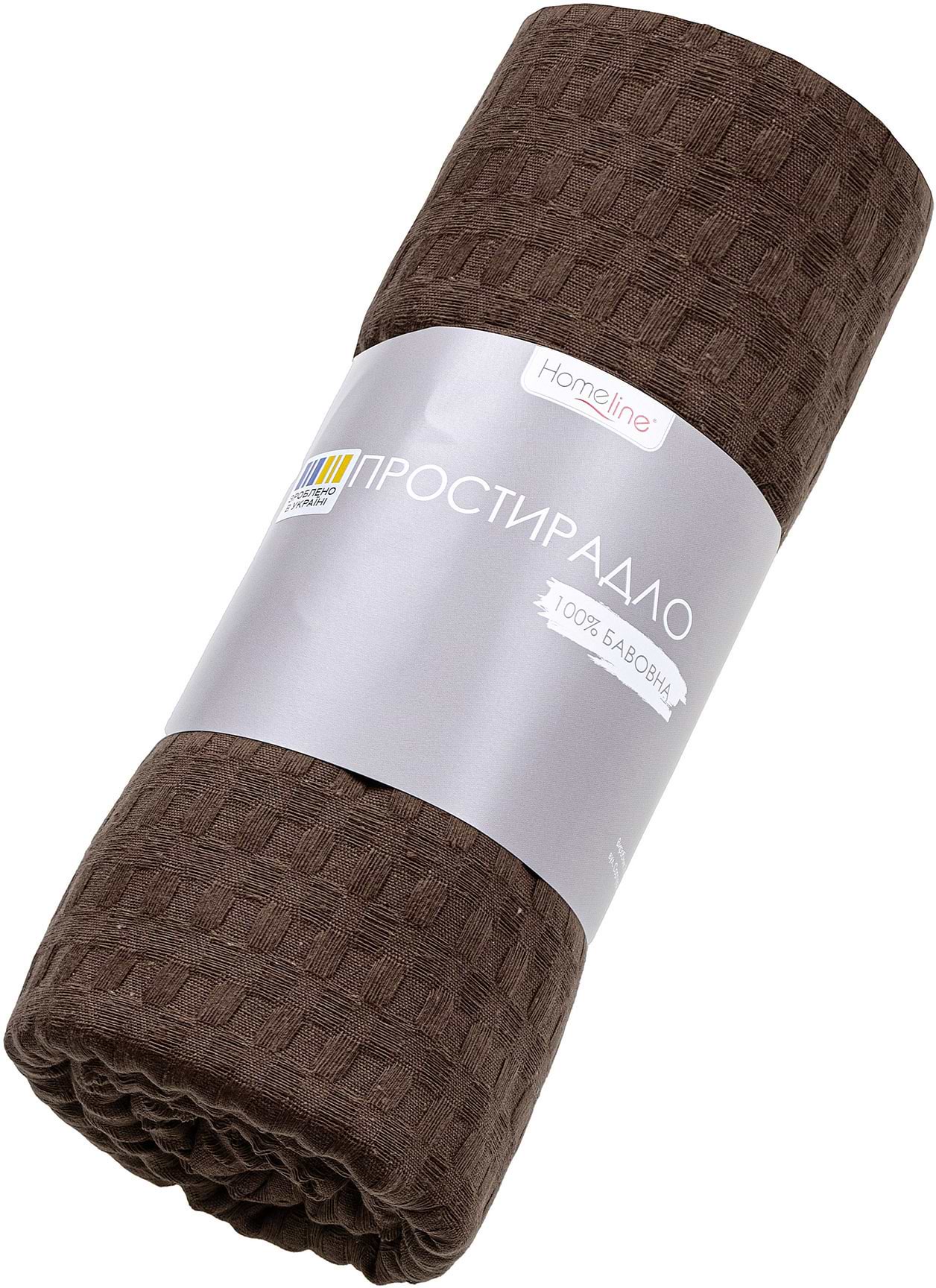 Простирадло полуторне Home Line 160х200 Коричневий (190674)