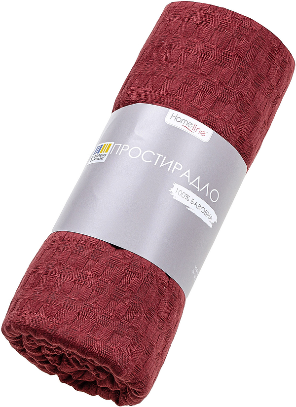 Фото - Простирадло полуторне Home Line 160х200 Марсала (190675)