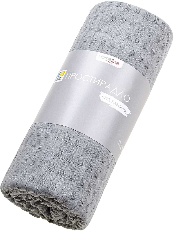 Фото - Простынь полуторная Home Line 160х200 Серый (190680)