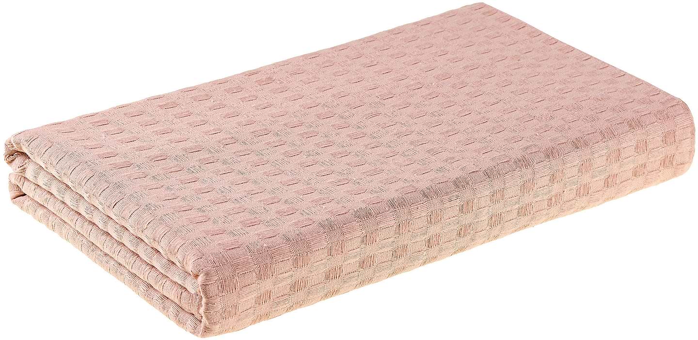 Рушник пляжний Home Line Вафельний 100x160 (К_ЯЧ) Щ220 Фрезовий (190685)