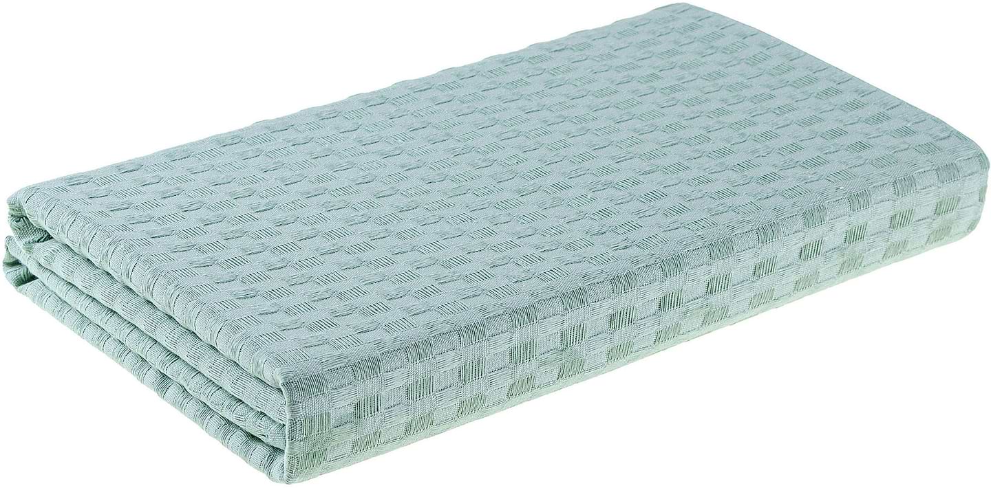 Рушник пляжний Home Line Вафельний 100x160 (К_ЯЧ) Щ220 Ментоловий (190693)