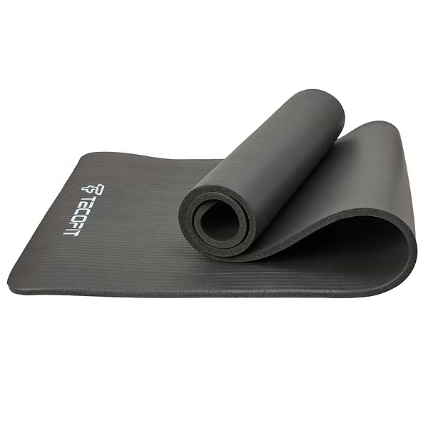Фото - Килимок для йоги та фітнесу TECOFIT 183х61х1 см NBR Black (TOP20106462/2)