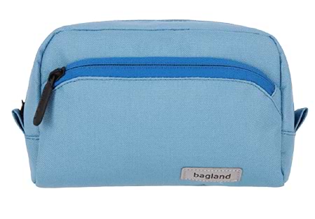 Косметичка Bagland Urban 2 л 190 блакитний (1082721097)