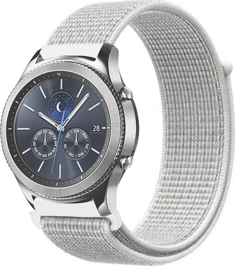 Ремешок для смарт-часов BeCover Nylon Style for Xiaomi Amazfit Bip/Bip Lite/Bip S Lite/GTR 42mm/GTS/TicWatch S2/TicWatch E White (705830)