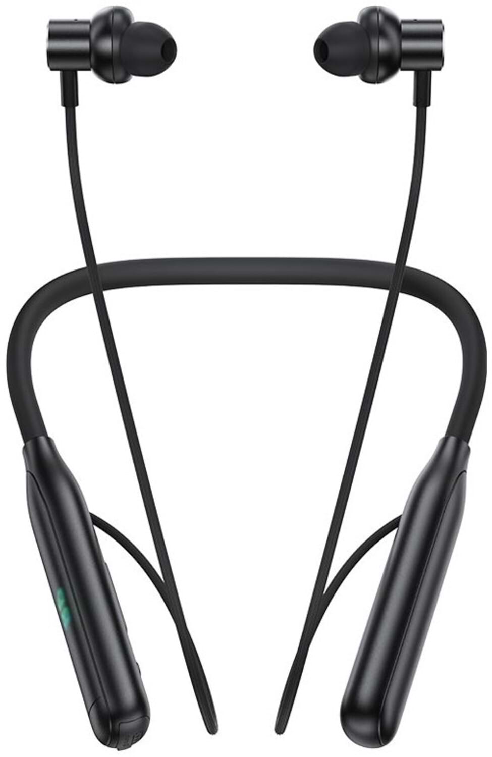 Навушники вкладиші бездротові AceFast N4 neck hanging wireless earphones Black (6974316283607) - Фото 1