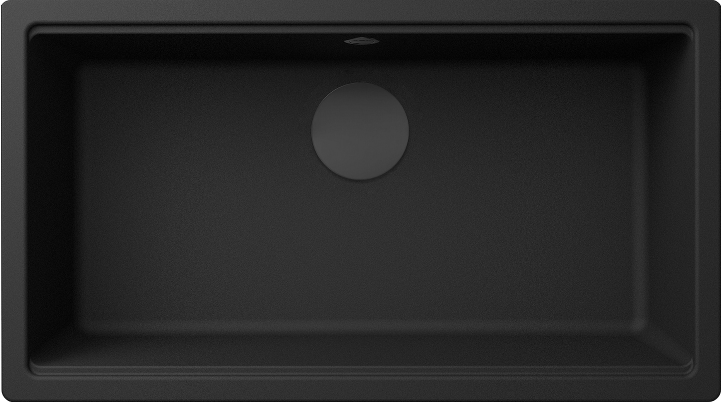 Мойка кухонная Elleci TIME 130 under top Nero 40